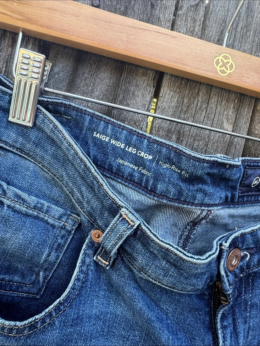 AG Adriano Goldschmied Dark Blue Denim Jeans